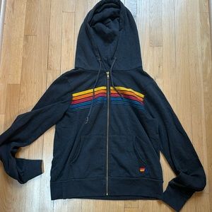 Aviator Nation 5 Stripe Hoodie